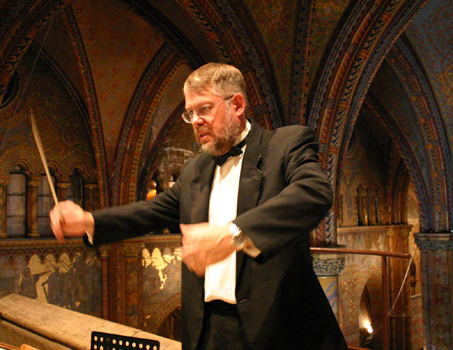 Peter
          Dent conducting